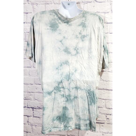 Tultex Blue Green Tie Dye Three Eleven Summer of 18 Tour Graphic Shirt XXG - Picture 3 of 5
